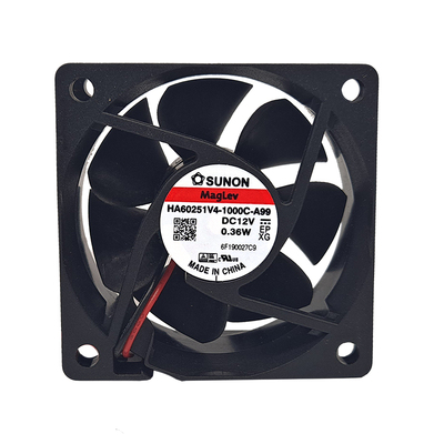 Original SUNON HA60251V4-1000C-A99 Cooling Fan DC 12V 0.36W 2-Wires HA60251V4-1000C-A99 Fans